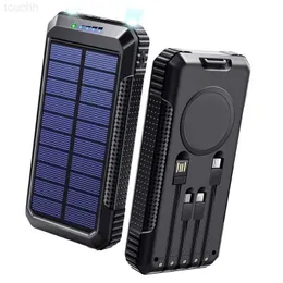 Cell Phone Power Banks 33800mAh Wireless Solar Power Bank PD 40W Fast Charger for Huawei P40 iPhone Xiaomi Samsung 15W Wireless Fast Charging Powerbank L230728