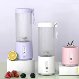 Meyve Sağı 450ml Mini USB Şarj Edilebilir Taşınabilir Elektrik Meyve Meyve Meyve Meydan Okuyucu Smoothie Maker Blender Machine Spor Şişesi Çok Fonksiyonlu