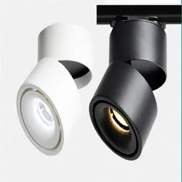 Downlight track light led mandrel can be installed folding light 7w household and commercial ceiling light 85-265v271E