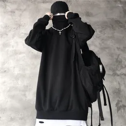 Moletom Masculino 150kg Pode Usar Oversized 2xl Gola Alta Moda Casual 2023 Moletom Solto Manga Longa Sutumn Roupas de Inverno Masculino Harajuku Top