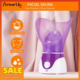 Steamer 50ML Riscaldamento Spruzzatore Viso Naso Vapore Umidificatore Pelle Idratante Pori Pulizia Aromaterapia Sauna Dispositivo di bellezza per la casa 230729