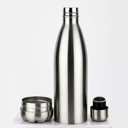 Water Bottles 750ml Diversion Bottle Stainless Steel Secret Stash Organizer Can Safe Hiding Spot For Money Bonu Key Ring Box