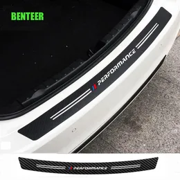 Carbon fiber power performance M car rear bumper sticker for bmw E34 E36 E60 E90 E46 E39 E70 F10 F20 F30 X5 X6236e
