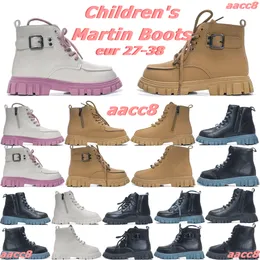 Çocuk botları çocuk Martin Boots Gençlik Büyük Çocuk Kız Kızlar Kış Kalınlama Mini Yükseklik Artışı
