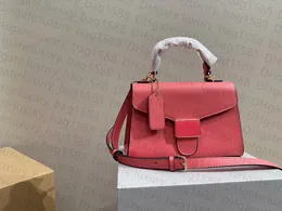 Bolsa Ampulheta Pepper Bolsa Feminina Bolsa Clássica de Couro Bolsa de Um Ombro com Aba de Luxo Bolsa de Design com Fivela de Metal