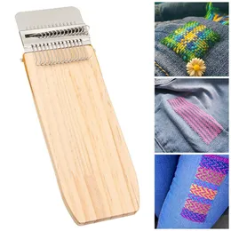 Dried Flowers Clothes Makes Beautiful Stitching Quickly Speedweve Type Weave Tool Small Loom Darning Machine Fun Mending 230729
