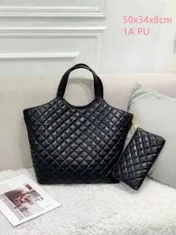 Borsa tote Borse firmate Borsa di alta qualità Borsa a tracolla grande con custodia Plain Diamond Lattice Jean Leather Branded Totes Borse Borse da donna firmate