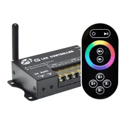 2 4G RF201 WIFIコントローラーDC5V-12V RFドリームカラーのリモコンLEDストリップライトフルカラー223p