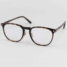 Luxury Solglasögon Designer Tom Letter Womens Mens Goggle Ford Series Men's and Women's Fashion Plate Myopia Lens Frame Business Optical Eye With Original Box