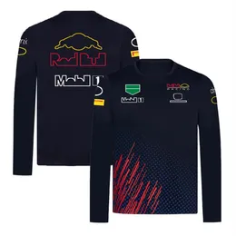 F1 Driver T-shirt Ny långärmad tävlingsdräkt Formel One med samma teamuniform kan anpassas272C