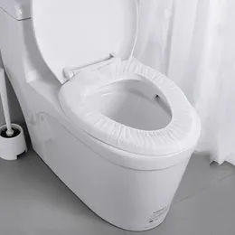 Toilet Seat Covers 1/10PCS Biodegradable Disposable Plastic Cover Portable Safety Travel Bathroom Paper Pad Accessories