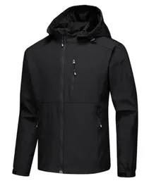 Primavera outono moda nova jaqueta masculina manga longa blusão windrunner jaqueta à prova dwaterproof água rosto norte casacos com capuz roupas