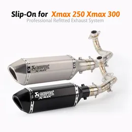 Xmax 250 300 exhaust motorcycle 250 Modified Muffler 300 Slip-On For Series Scooters 2017-2019315P