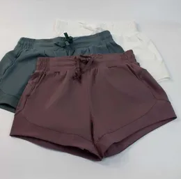 Lulus Uarun Yoga kostym Uarun kvinnors casual shorts sommar ytterkläder lösa passande byxor snabbt torkande andningsbar varm mesh andningsbar design088ess