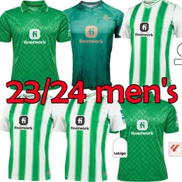 23 24 Gerçek Betis Futbol Formaları Joaquin B.iglesias Camiseta de Juanmi Kanalları Fekir 2023 2024 Özel Alış Dördüncü Futbol Gömlekleri