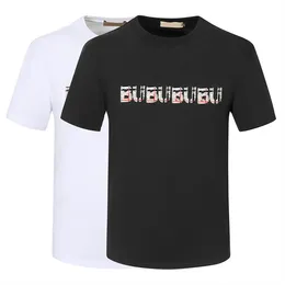 Camiseta de los hombres de moda Camiseta de las mujeres de los hombres de verano Diseñador de algodón Camisa casual de manga corta Camiseta de Hip Hop Street Wear Camiseta de los hombres Ropa en blanco y negro DD27