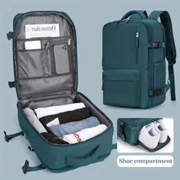 スクールバッグ旅行バックパックは、フライトのための個人用アイテムバッグを承認した35Lハンド荷物スーツケース防水週間の男性女性230729