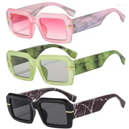 Sunglasses Custom Logo Luxury Rectangle Small Frame Fasihon Brand Designer Retro Vintae Sun Glasses For Women And Men