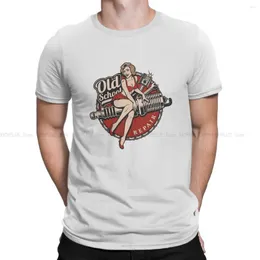 T-shirt da uomo Pin Up Girl TShirt Repair Distinctive Polyester Shirt Graphic Felpe Trend