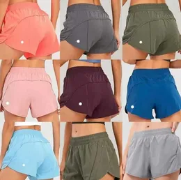 Lulus Brand Womens Yoga Outfits Shorts cintura alta exercício calças curtas fitness wear meninas correndo elástico adulto roupas esportivas respirável design011ess