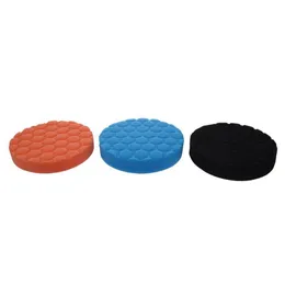 Handkraftsverktygstillbehör 3x Hex-Logic Buffing Polering Pad Kit för Auto Car Polisher 6 Inch301s