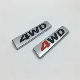3D Metal 4WD Logotipo Para Hyundai Santa Fe Tucson Carro Traseiro Corpo Emblema Etiqueta Adesivo 863402W0003576