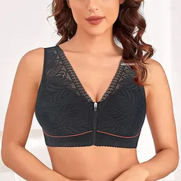 Bras 2023 Convortable Bra Lace Women Женщины свободные передние закрытие переднего белья