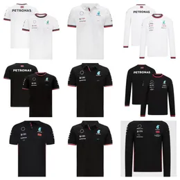 New summer F1 formula one short-sleeved shirt 2022 POLO shirt quick-drying top long-sleeved with the same custom281H