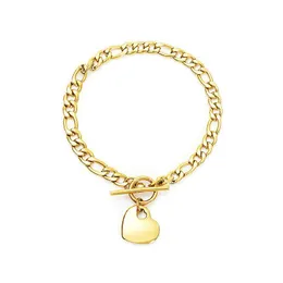 Bangle Mens Bracciali in oro massiccio per le donne Love Bangles Tiff Designer Luxury Channel Jewelry Charms Bracciale Catena a maglie Anniversario Dr Dhnr4