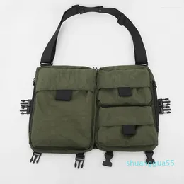 Marsupi Fashion Chest Rig Bag Funzionale Tactical Crossbody Black Hip Hop Vest Streetwear Unisex Pack Purse
