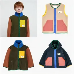 Jackets Children s Jacket 2023 Antumn Boys and Girls Fleece Hooded Outwear Coat Sleeveless Vest Presale Cothing 230731