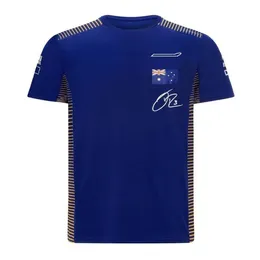 F1 nuovo prodotto formula uno tuta da corsa a maniche corte T-shirt Norris 2022 casual girocollo Tee293c