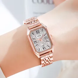Damesmode horloges van hoge kwaliteit luxe temperament casual full star waterdicht quartz horloge