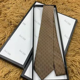 MENS TIES DESIGNER MAN Fashion Letter randiga slipsar Hombre Gravata Slim Tie Classic Business Casual Green Slips för män G86286M