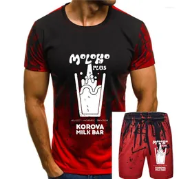 Agasalhos masculinos Camiseta Laranja Mecânica Moloko Plus A Moda Linda Camiseta Manga Curta 100 Algodão Man Print Man