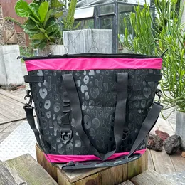 Dropshipping Leopard Cooler Sagce Sage Speat Cellow Outdoor Travel Picnic Изолированные сумки в западном стиле семейный кемпинг корпус Dom1062249