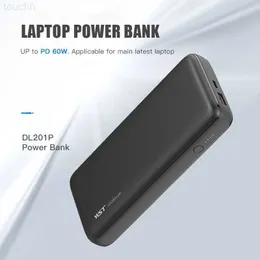 Power Bank per telefono cellulare Power Bank 20000mAh Tipo C PD60W Ricarica rapida per notebook Caricabatterie portatile Powerbank per iPhone 13 12 Samsung S21 Poverbank L230728