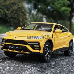 Diecast Model Cars 124 Urus SUV Alloy Sports Car Model Diecasts Metal Metal Laid Car Model Sund Light Collection Kids Toys Gift X0731
