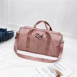 Gün Paketleri Kişiselleştirilmiş Duffel Bag İşlemeli Spor Spor Salonu Seyahat Islak Kuru Cepler ile Groomsman Nedime 230731