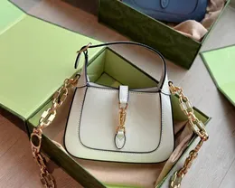 Kobieta torby na torebki mini torby crossbody designer moda patent skórzana skóra pojedyncze ramię gęste diamentowe łańcucha worka damskie Jackie 1961 seria