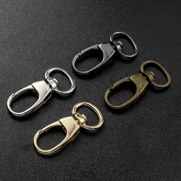 Bag Parts Accessories 50Pcs 34CM Metal Snap Hook Trigger Clips Buckles Oval Ring for Leather Strap Belt Keychain Webbing Pet Leash Hooks 230731