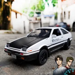 Diecast Model Cars الأولي D Ae86 سبيكة المعادن سيارات Diecast Model Onital Toy Car Carclics تراجع 128 Light for Children Boy Toys X0731