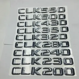 メルセデスベンツCLK200 CLK230 CLK240 CLK280 CLK320 CL​​K350 CLK430 CLK500 CLK550 LEAR TAIL EMBLEM NUMBER LETTESバッジステッカー153U