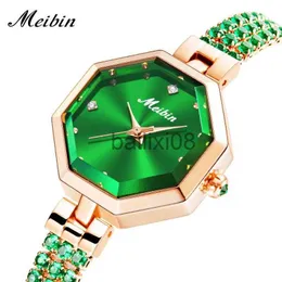 Andra klockor Luxury Classic Women Full Diamond Watch Women Rose Gold Watches Rostfritt Steel Band Quartz Wristwatches Reloj Mujer J230728