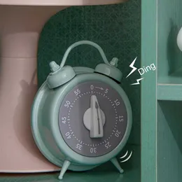 타이머 화려한 알람 시계 귀여운 알람 시계 모양 기계 카운트 다운 타이머 홈 키친 효율적인 시간 관리자를위한 시간 관리자