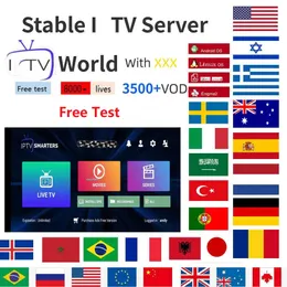 M3 U Europe x xx IP Smart TV Teile Europa 35000 Live VOD -Kanal Android Smarters Pro Xtream French Canada UK Australien Turkey Irland Afrika Spanien Arabisch -freie Test