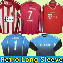 Matthaus Bayern Retro Soccer Jerseys Müncher Elber Effenberg Pizarro Scholl Matthaus Klinsmann Football Shirts 10 11 13 14 2011 2010 2013 2014 Långärmning 02 03