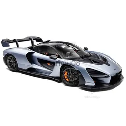 Diecast Model Cars 132 Diecast Alloy McLaren Senna Sports Car Model Toy Simulation Vehicles With Sound Light Pull Back Supercar Toys For Children x0731