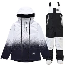 Altri articoli sportivi Uomo Donna Tuta da snowboard di alta qualità Giacca e pantaloni con bretelle Inverno Caldo Impermeabile Tuta da sci Mountain Snowsuit 2023 230729