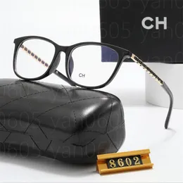 Läsglasögon för kvinnor Chanels Round Solglasögon Designer Solglasögon Mens Transparent Classic Clear Optical Goggles White Box Versage Solglasögon